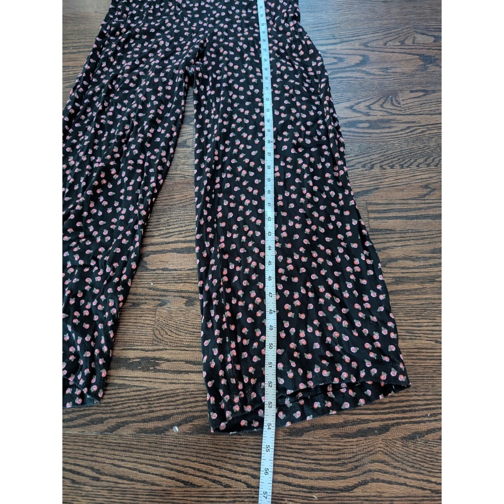 Free People Womens Size 8 Floral Mia Pants Outfit Wide Leg Jumpsuit Ditzy Romper - Picture 9 of 9